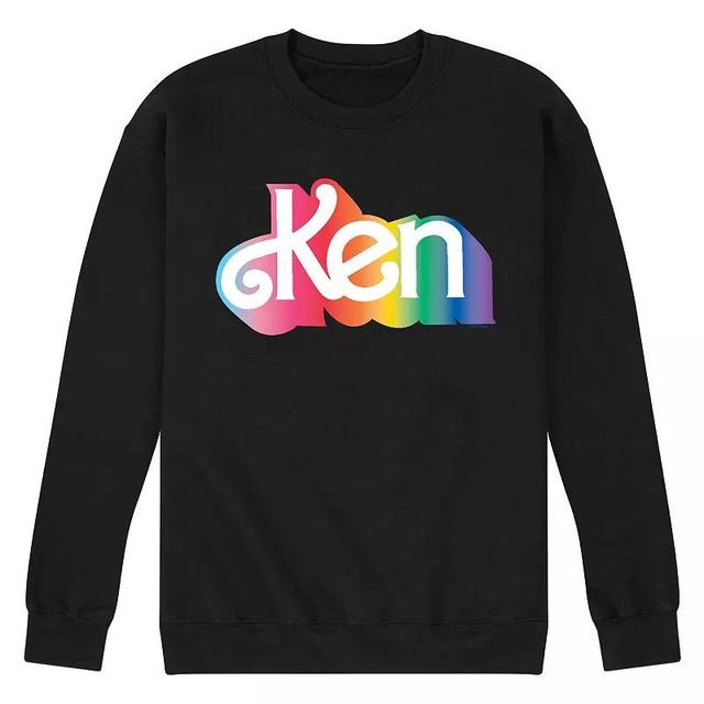 Mens Barbie Ken Logo Graphic Fleece Black Product Image