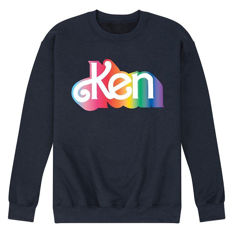 Mens Barbie Ken Logo Graphic Fleece Black Product Image