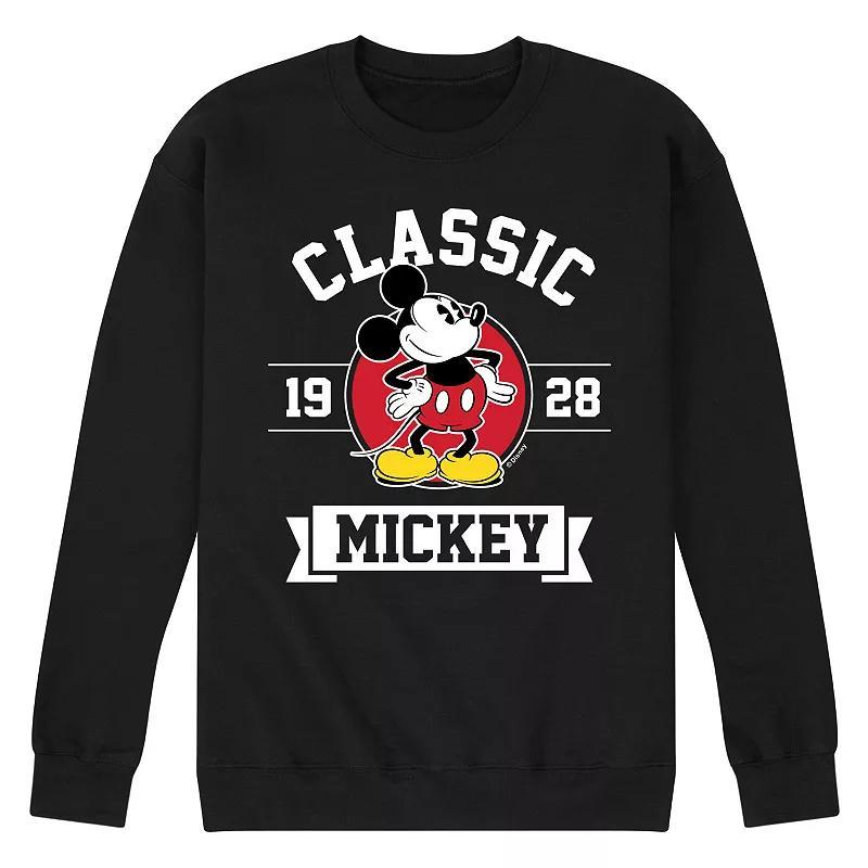 Disneys Mickey Mouse Mens Classic 1928 Fleece Sweatshirt Product Image