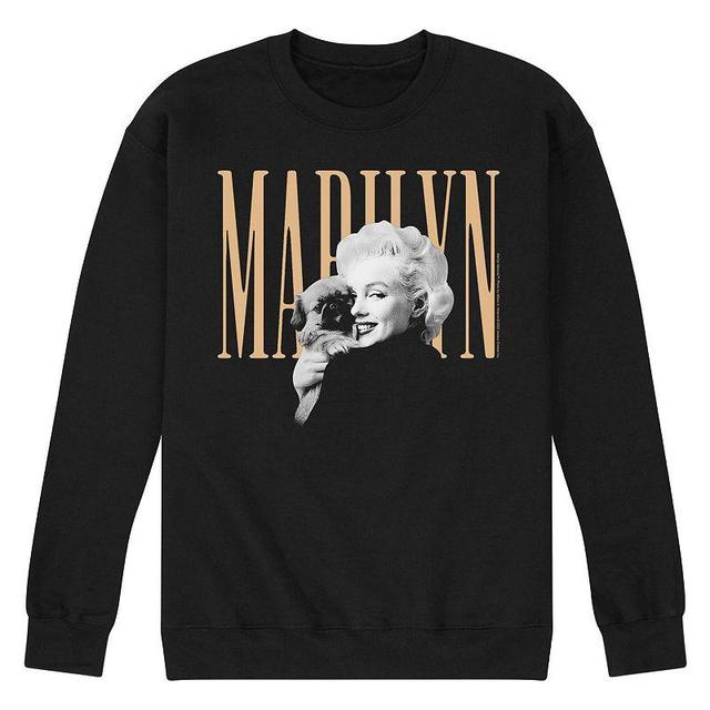 Mens Marilyn Monroe Simple Marilyn Sweatshirt Blue Product Image