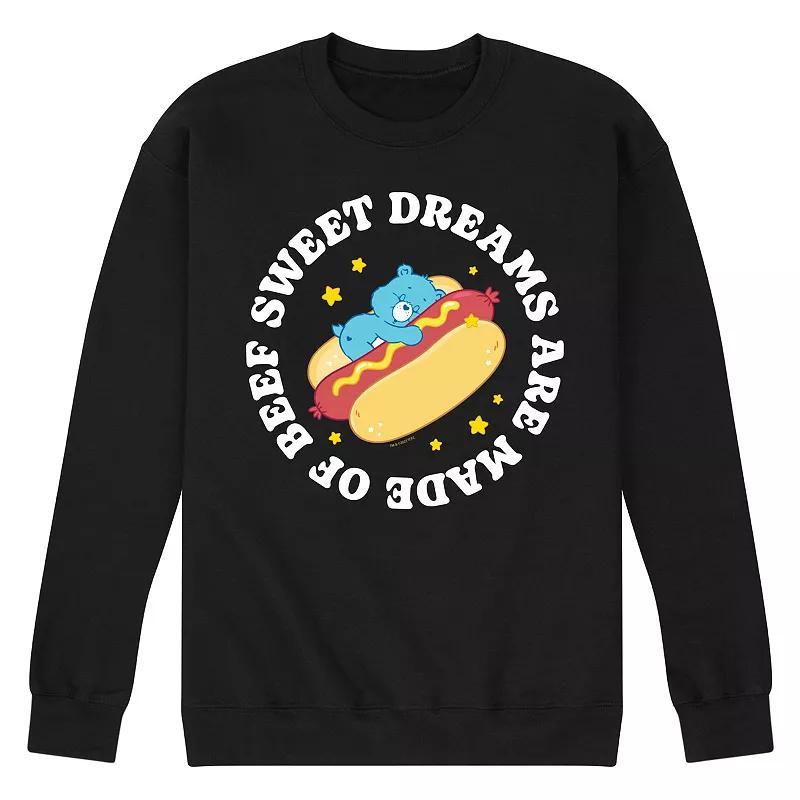 Mens Care Bears Sweet Dreams Made Of Beef Fleece Sweatshirt Product Image