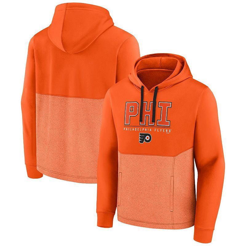 Mens Fanatics Branded Orange Philadelphia Flyers Successful Tri-Blend Pullover Hoodie Product Image