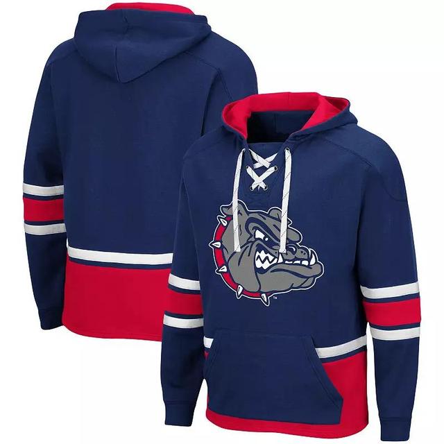 Mens Colosseum Navy Gonzaga Bulldogs Lace Up 3.0 Pullover Hoodie Zag Blue Product Image