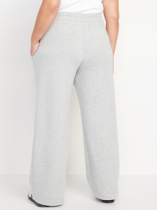 High-Waisted Bounce Fleece Wide-Leg Pants Product Image