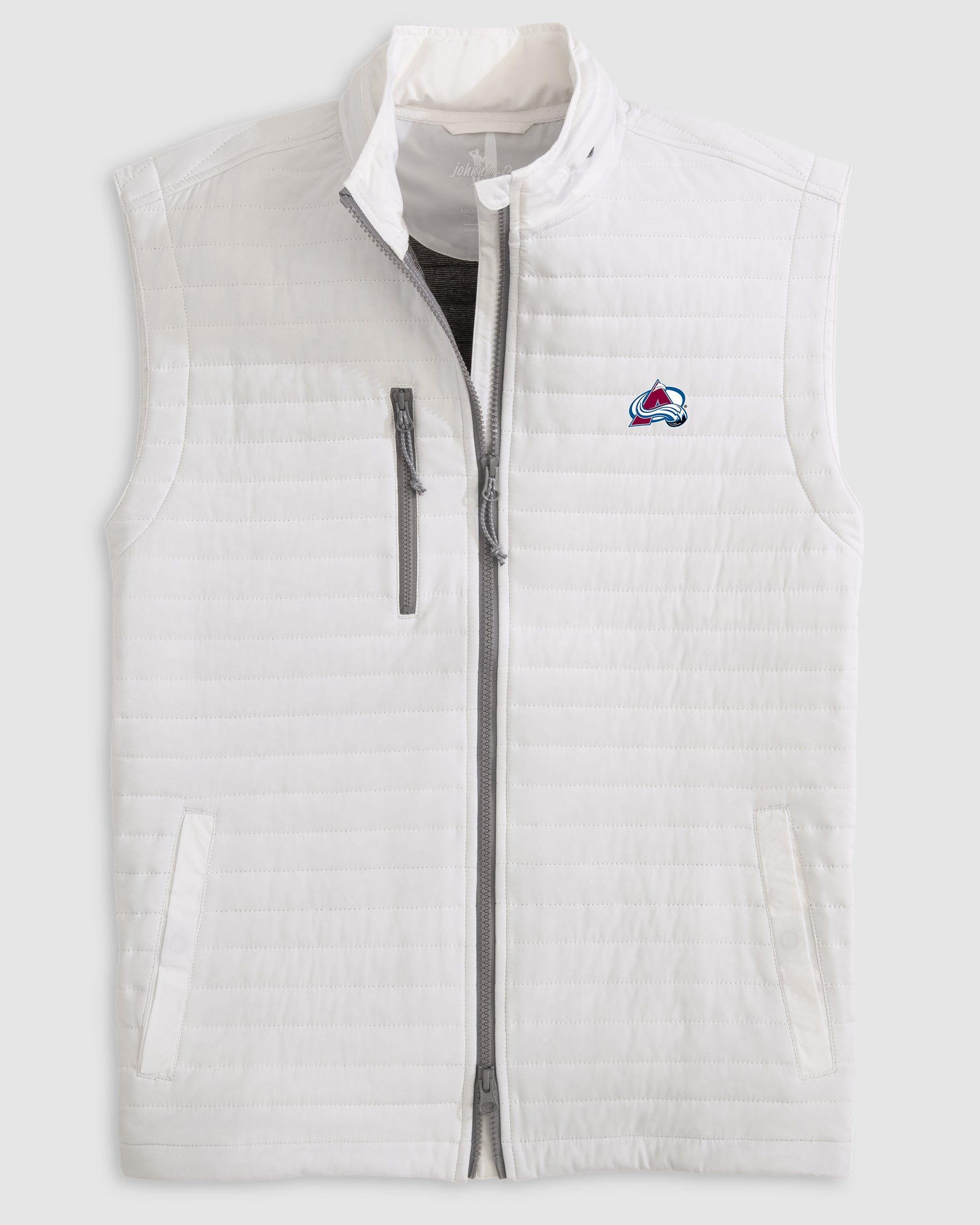 johnnie-O Colorado Avalanche Crosswind Quilted Performance Vest Product Image