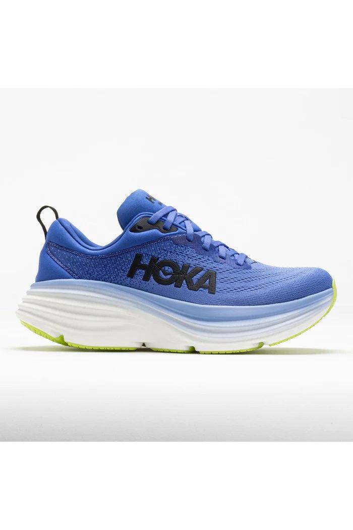 WOMEN'S HOKA BONDI 8 IN BLACK/WHITE MEDIUM WIDTH Female Product Image