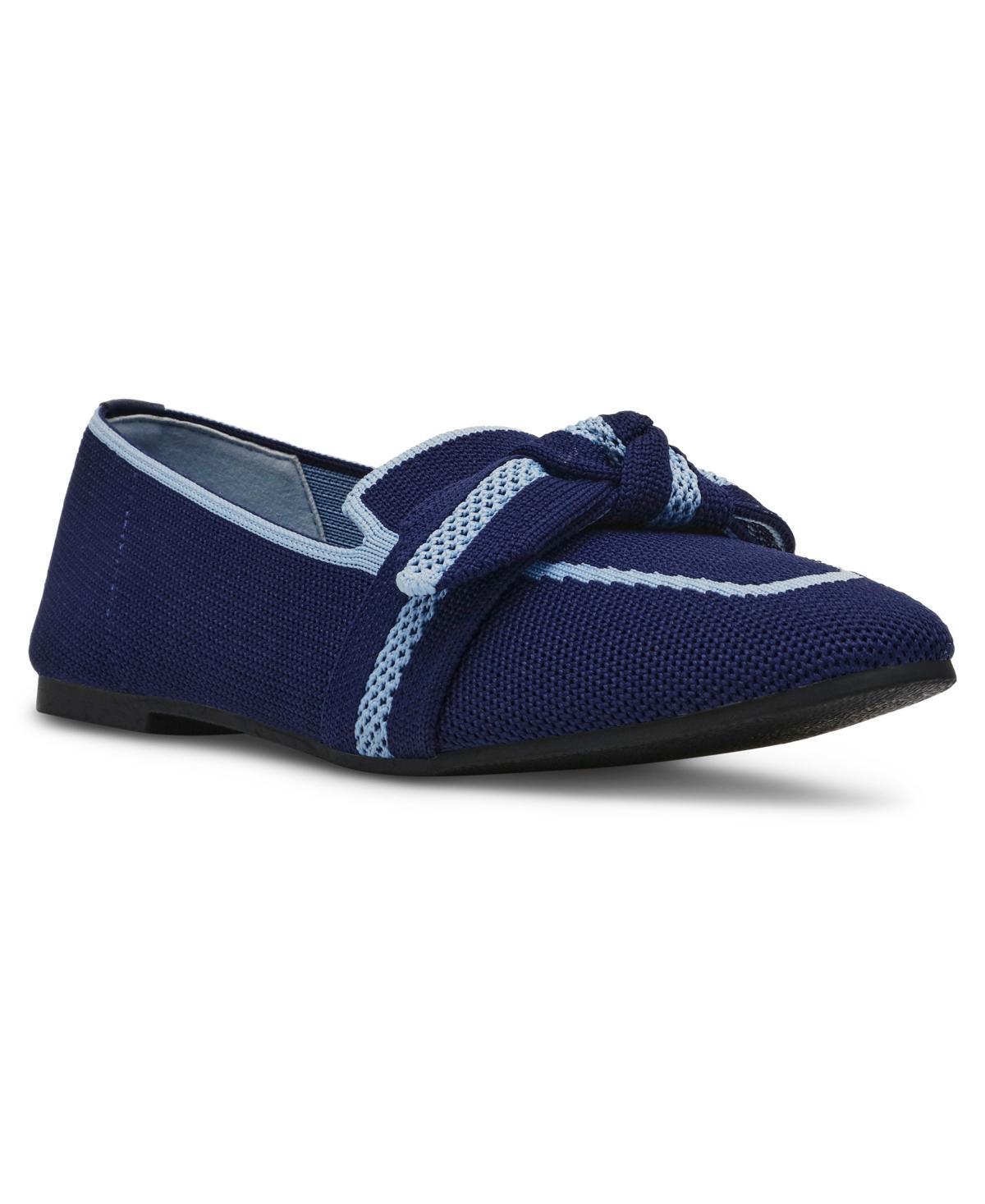 Anne Klein Womens Teryn Knit Knotted Bow Loafers Product Image