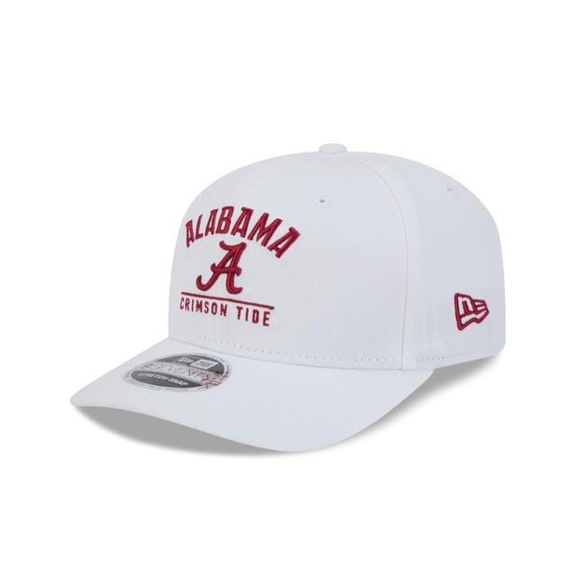 Alabama Crimson Tide Optic White 9SEVENTY Stretch-Snap Hat Male Product Image