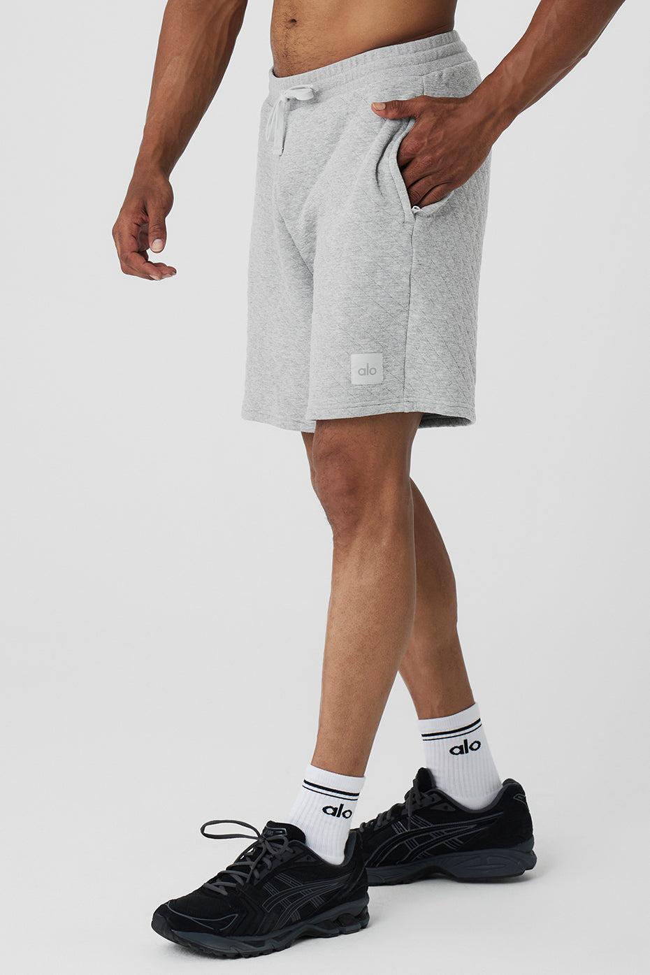 Quilted Stadium Short - Athletic Heather Grey Male Product Image