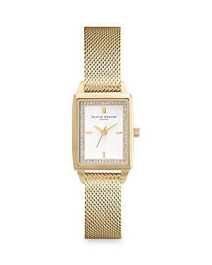 Olivia Burton Classics Rectangular Mesh Strap Watch, 20mm Product Image