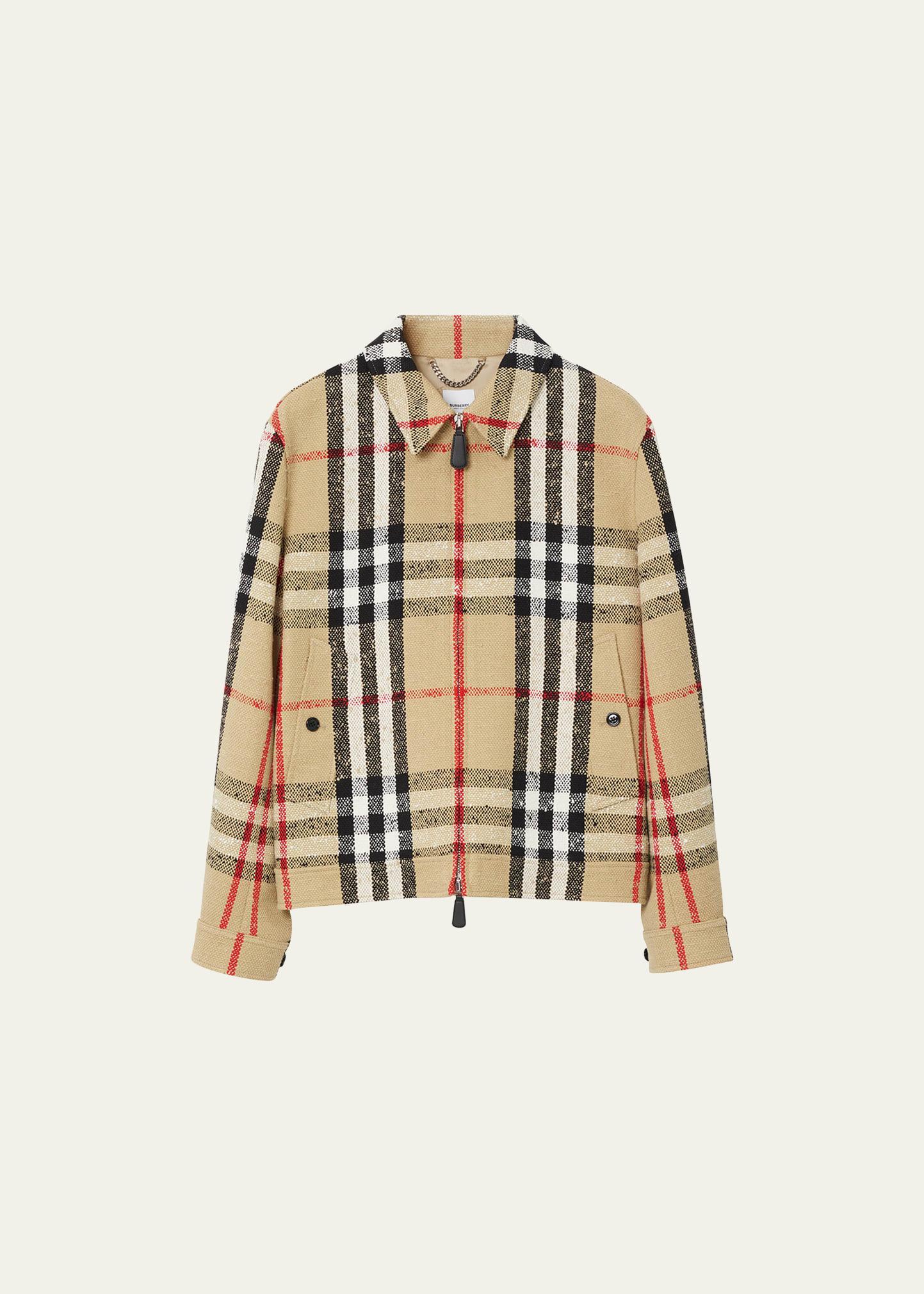 Mens Crossmoor Boucle Check Jacket Product Image