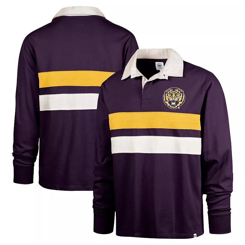 Mens 47 LSU Tigers Clubhouse Knox Thames Long Sleeve Rugby Polo Product Image