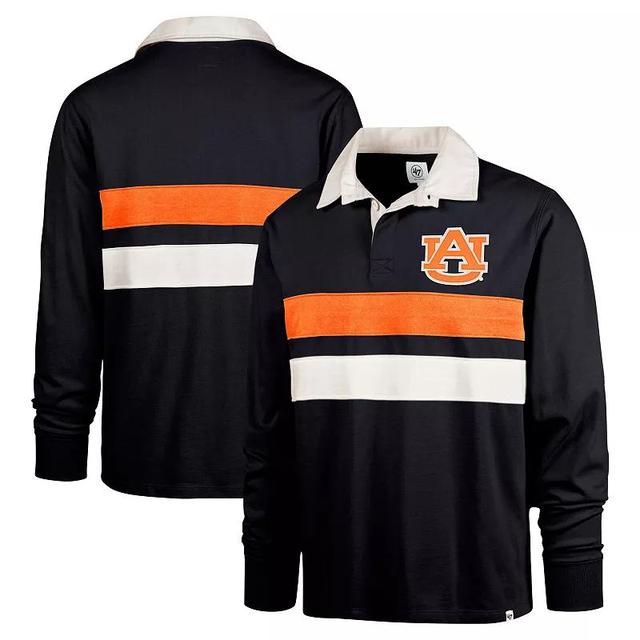 Mens 47 Auburn Tigers Clubhouse Knox Thames Long Sleeve Rugby Polo Blue Product Image