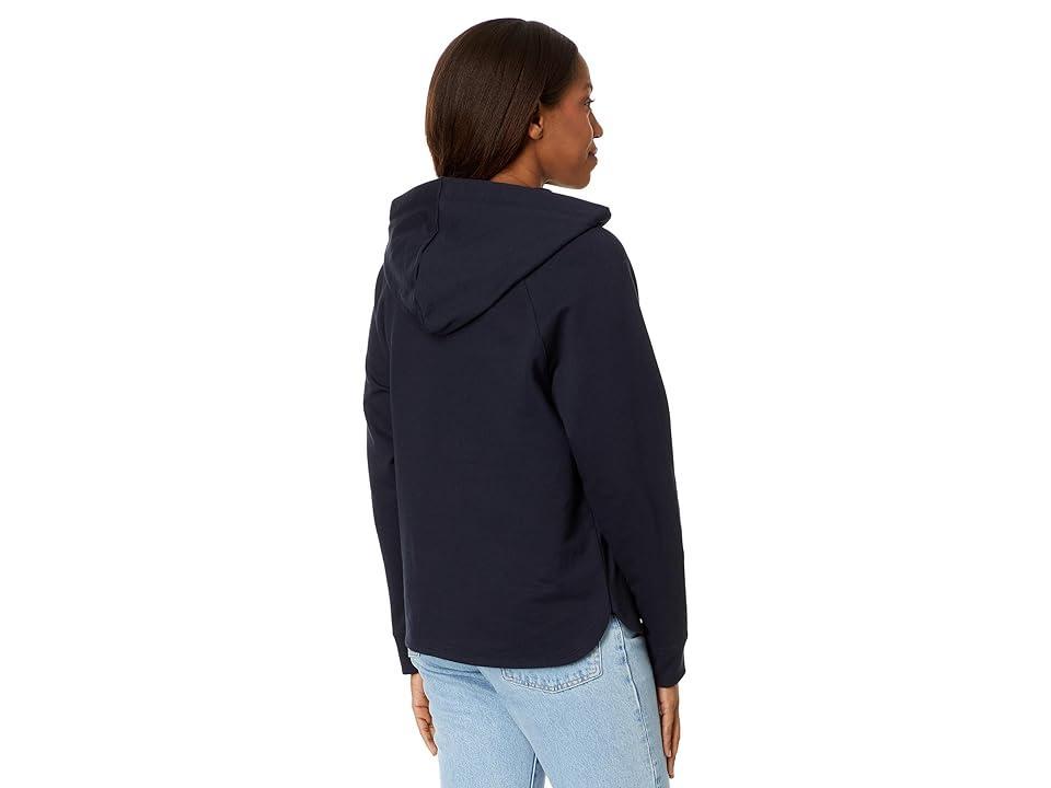 Tommy Hilfiger Embroidered Hoodie (Sky Captain) Women's Sweater Product Image