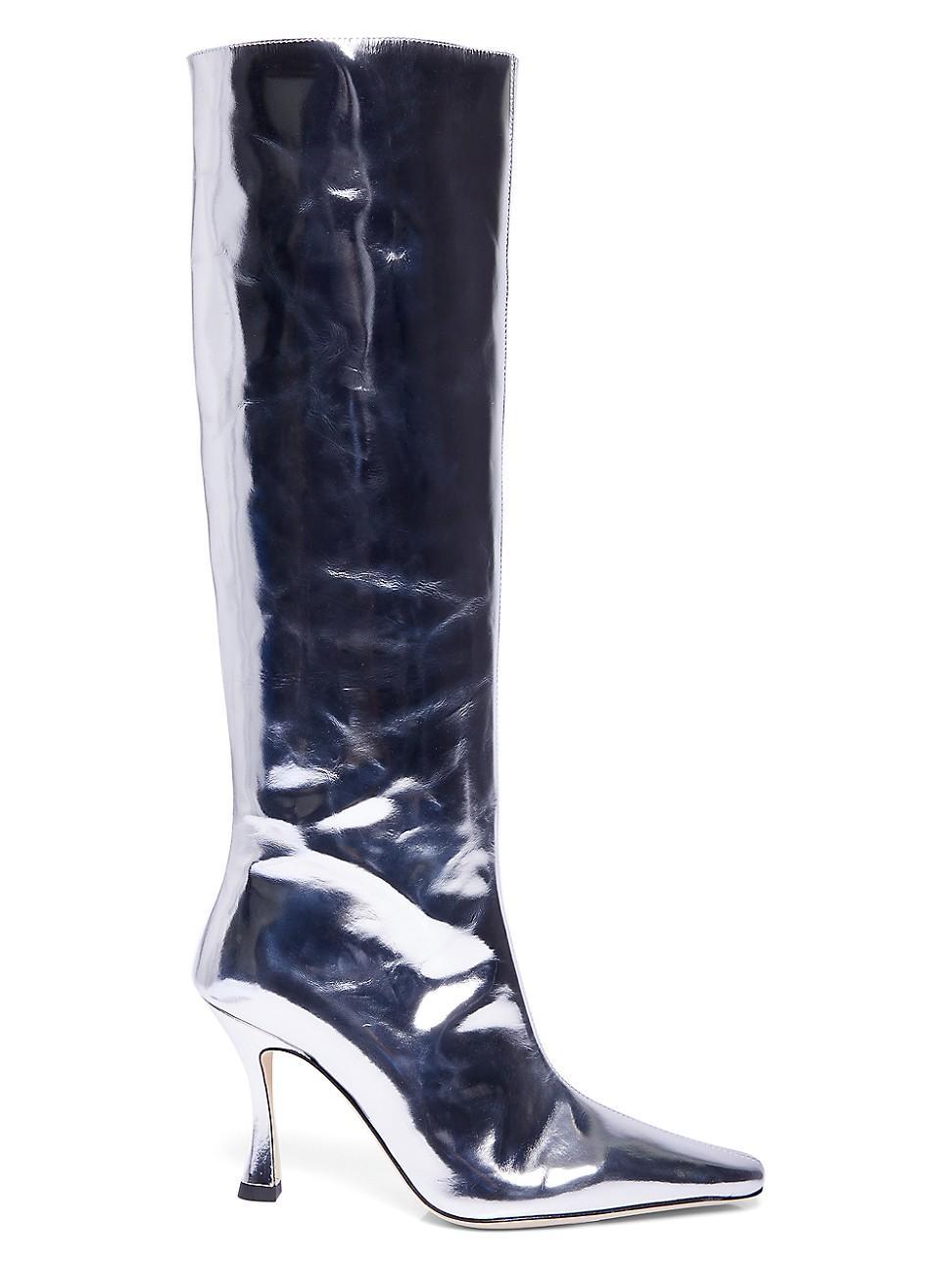 Womens Cami 95MM Leather Knee-High Boots product image