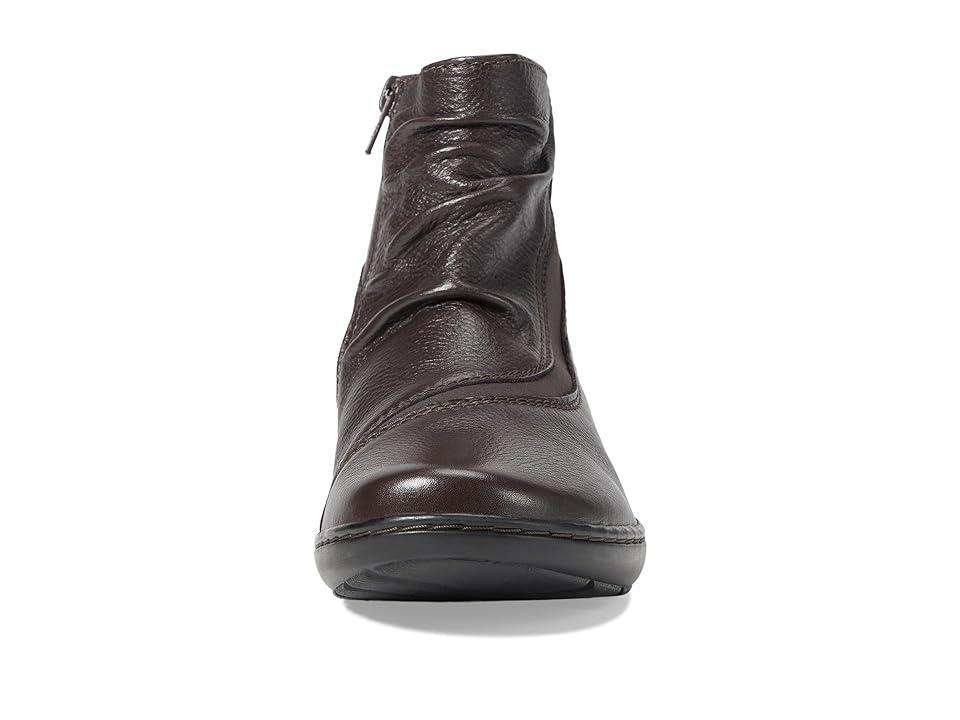 Clarks Cora Derby (Dark Leather) Women's Boots Product Image