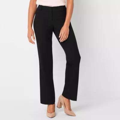 Liz Claiborne-Tall Audra Curvy Fit Straight Trouser Product Image