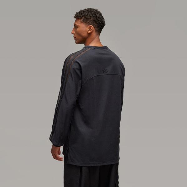 Y-3 Mesh Stripes Long Sleeve Tee Product Image