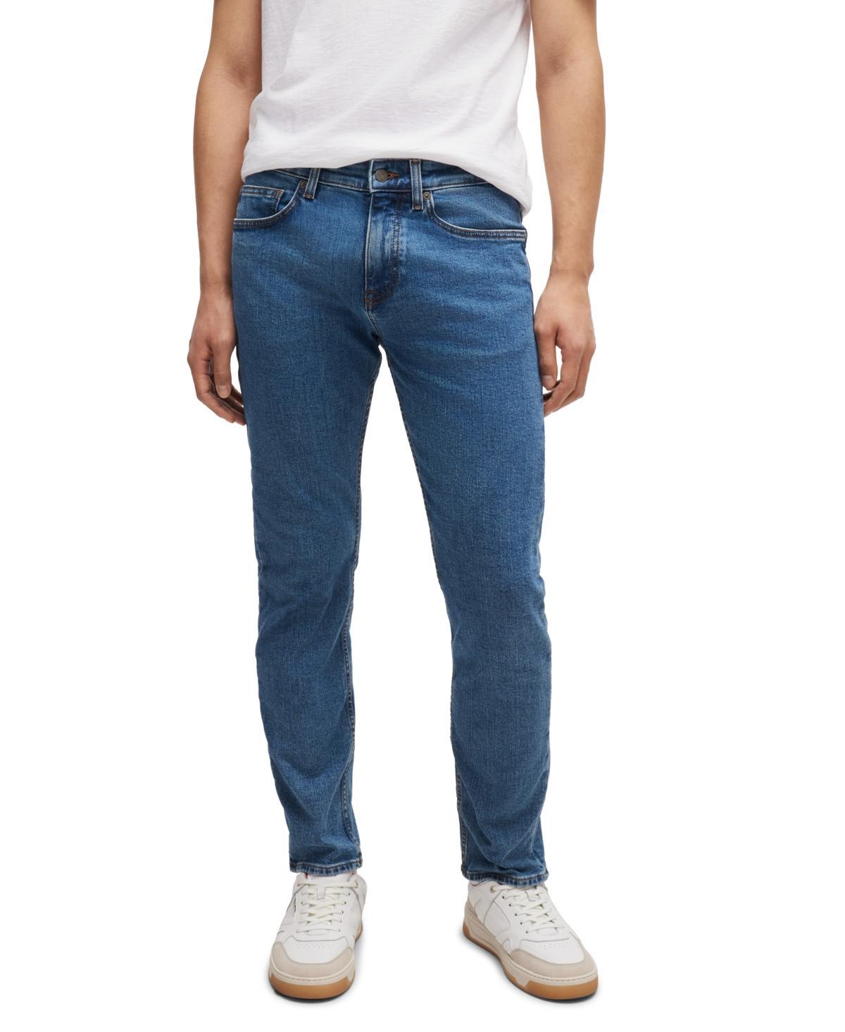 Mens Slim-Fit Jeans in Comfort-Stretch Denim Product Image