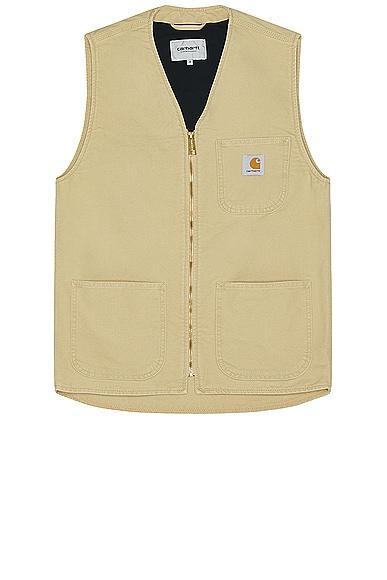 Carhartt WIP Arbor Vest Yellow. (also in M). Product Image