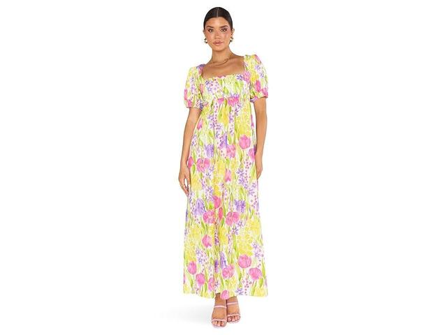 Show Me Your Mumu Smitten Midi Dress (Blooming Tulips) Women's Dress Product Image