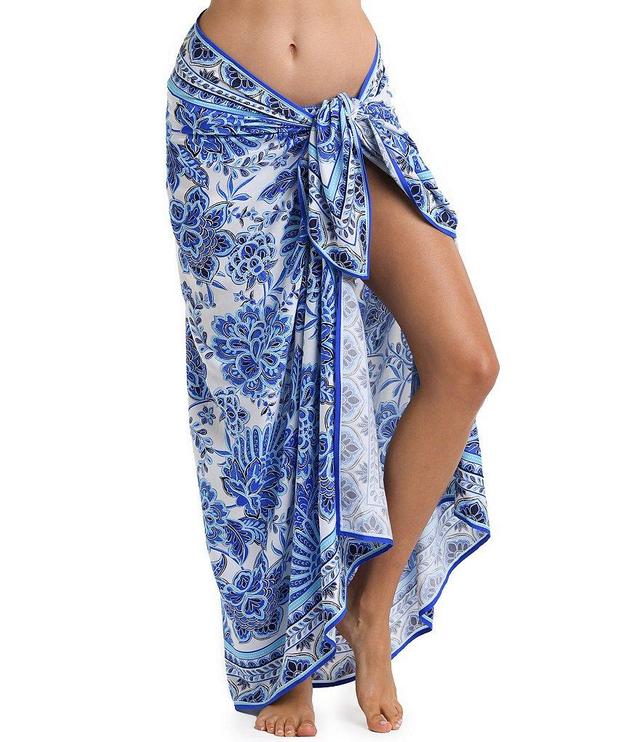 La Blanca Beyond The Pacific Printed Pareo Swim Cover-Up Product Image