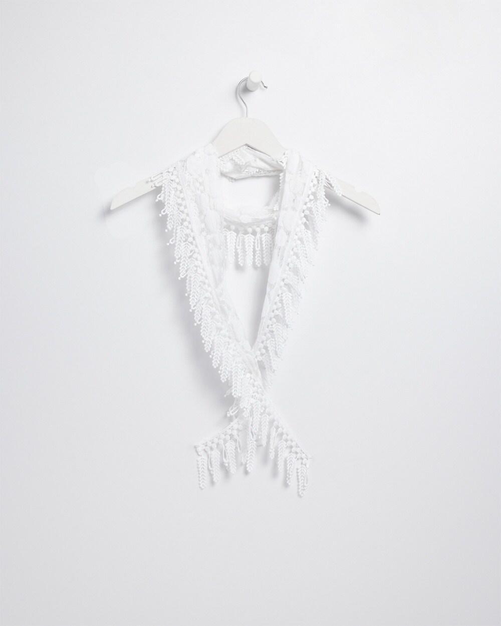 Lace Fringe Scarf Product Image