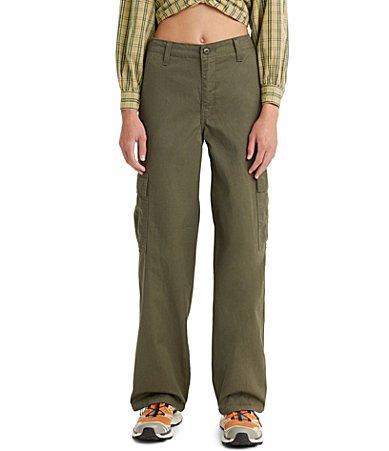 Womens Levis 94 Baggy Cargo Pants Rose Brown Product Image