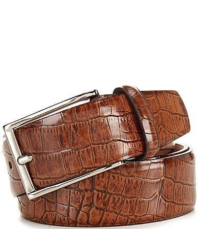 Flag LTD. Mens Nathan Crocodile Leather Belt Product Image