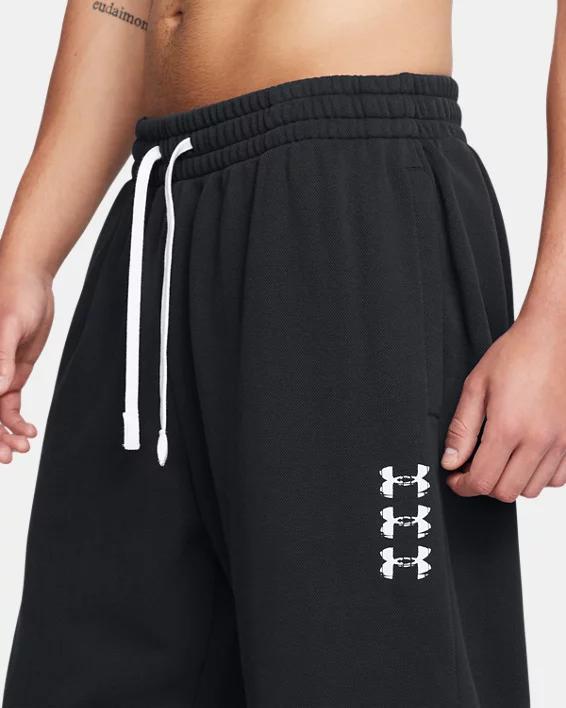 Men's UA Rival Fleece Textured Sliced 'N Diced Pants Product Image