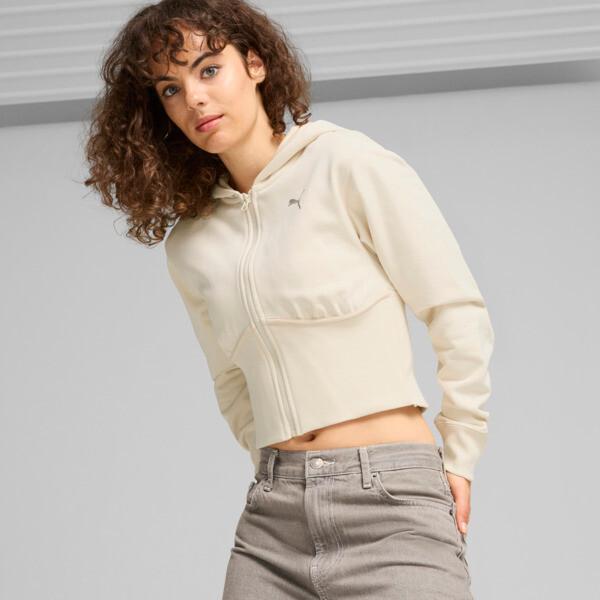 PUMA DARE TO GYM2K Women's Cropped Hoodie Product Image