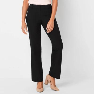 Liz Claiborne Audra Tailored Curvy Fit Straight Trouser Product Image