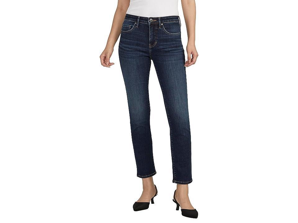 Jag Jeans Cassie Mid-Rise Slim Straight Leg Jeans Product Image