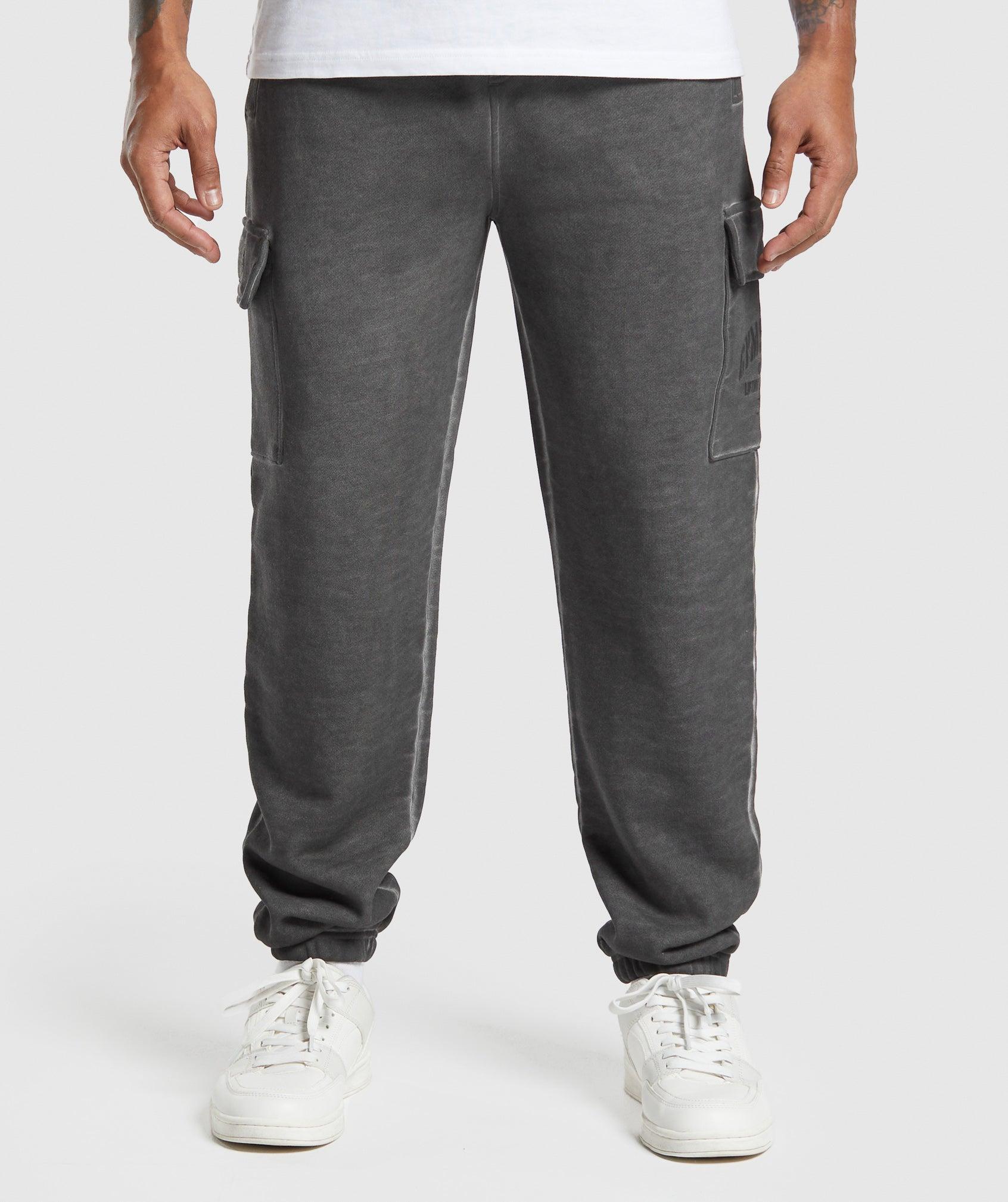 Heavyweight Washed Cargo Joggers Product Image