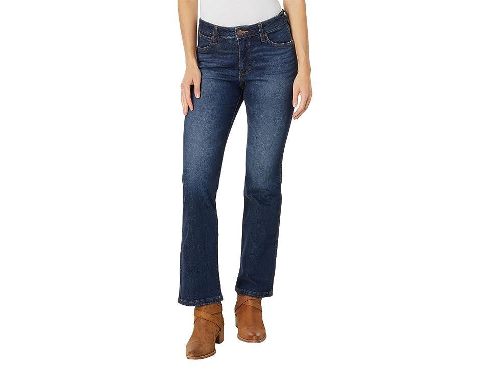 Wrangler Retro Premium Green Jeans Slim Boot in Avery (Avery) Women's Jeans Product Image