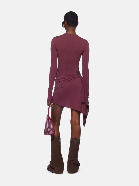 Dark grape mini dress Product Image