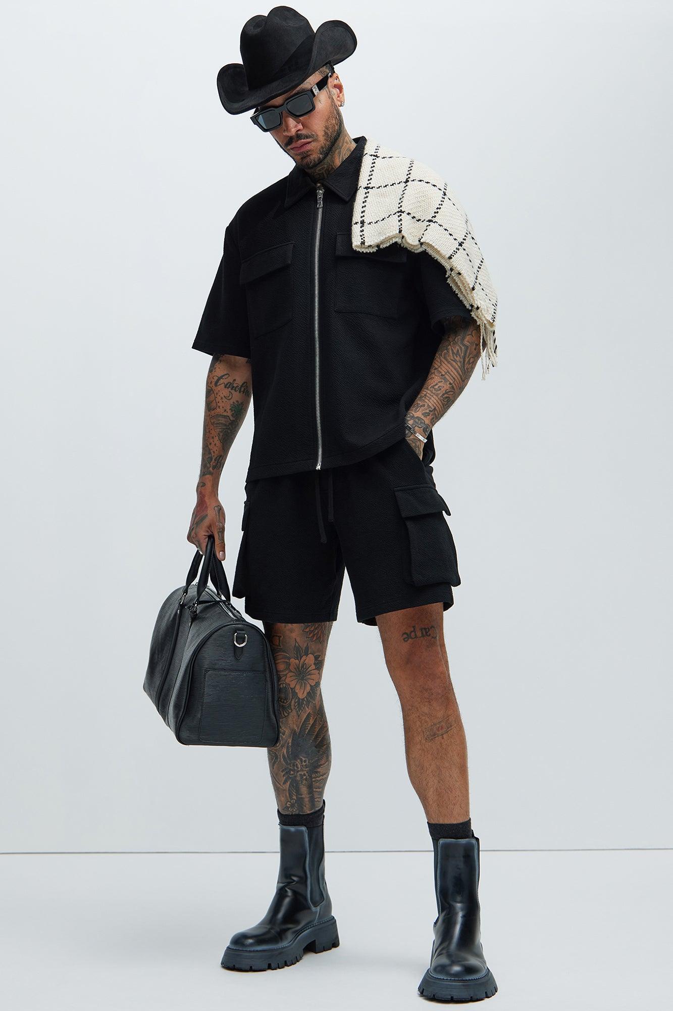 Lewis Relaxed Shorts - Black Product Image