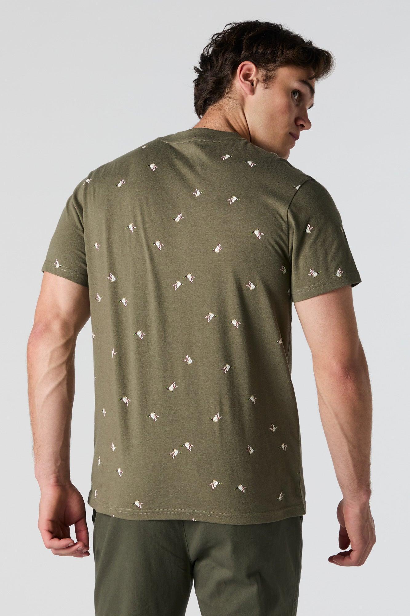 Duck Ditsy Print T-Shirt Male Product Image