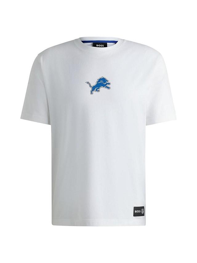 Mens BOSS x NFL Interlock-Cotton T-Shirt with Special Branding Product Image