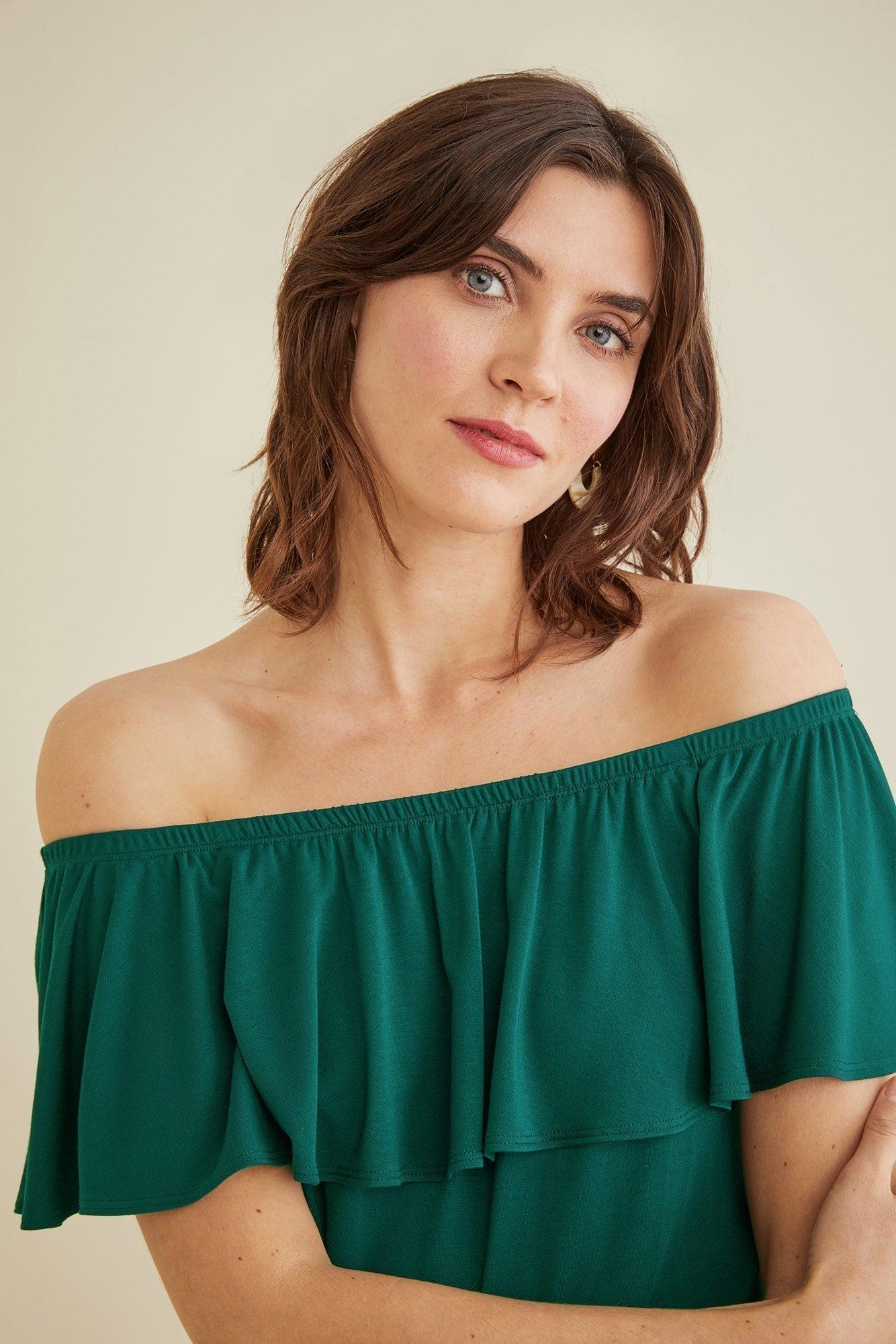 Aki Jumpsuit - Emerald Green - ReAmour Product Image