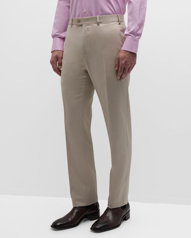 Mens Wool Twill Trousers Product Image