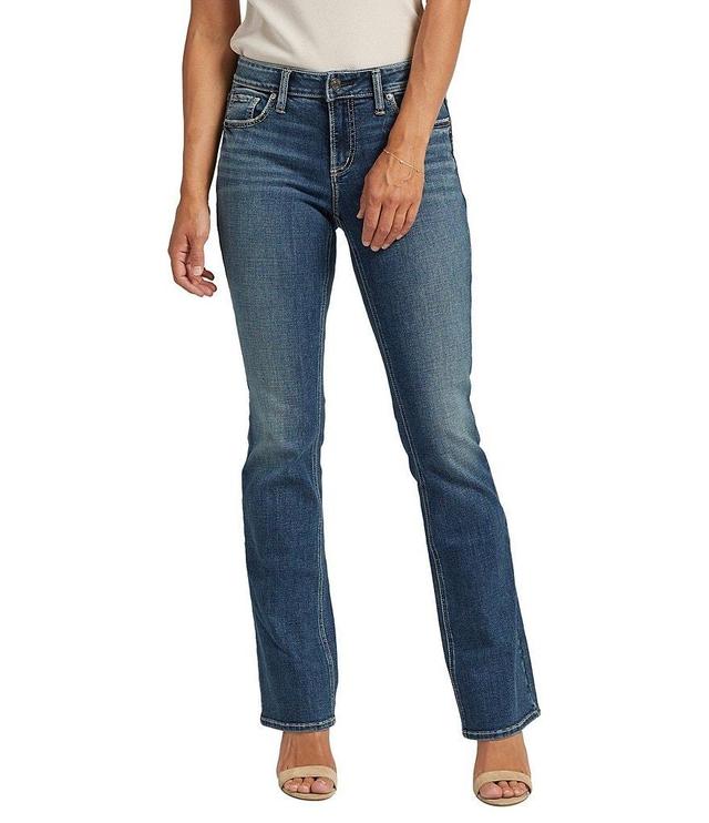 Silver Jeans Co. Elyse Mid Rise Slim Bootcut Jeans Product Image