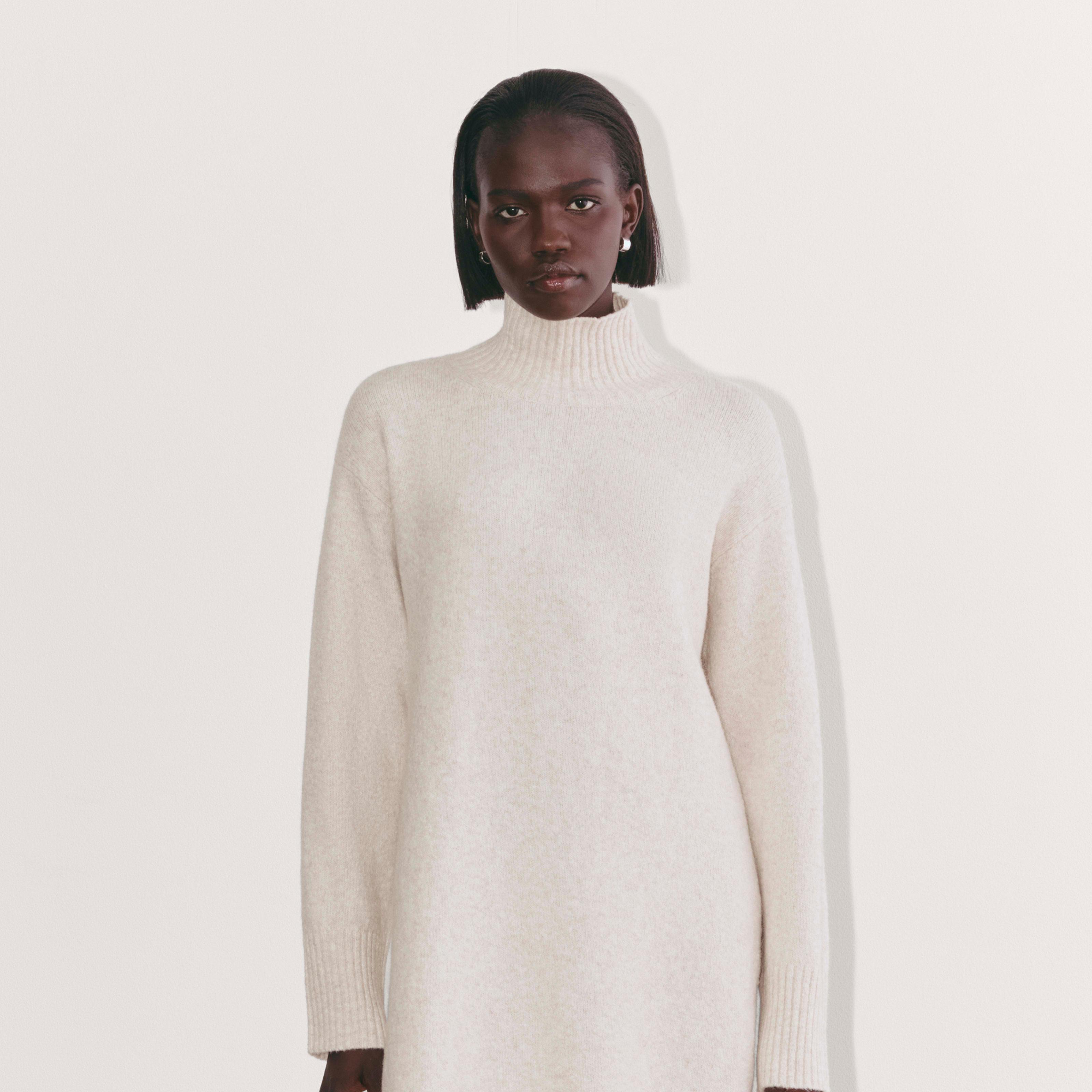 The Sweater Dress in Plush Cotton Product Image