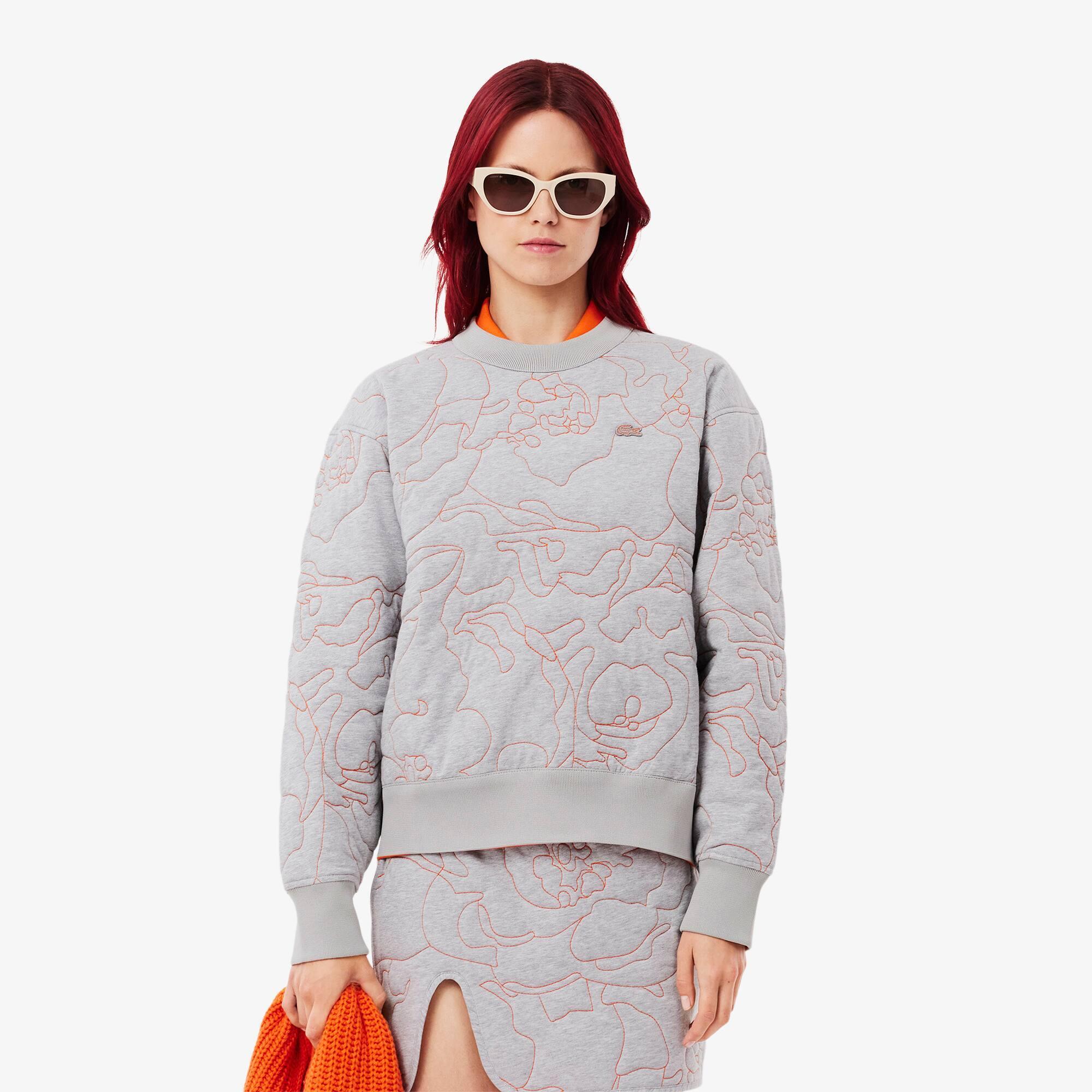 Oversized Reversible Embroidered Sweatshirt Product Image