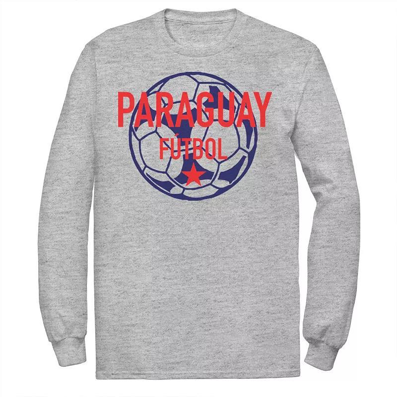 Mens Paraguay Futbol Club Logo Tee Athletic Grey Product Image