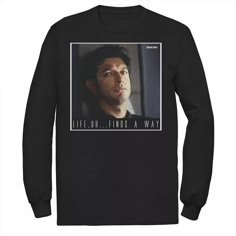 Mens Jurassic Park Ian Malcolm Life Finds A Way Tee Product Image