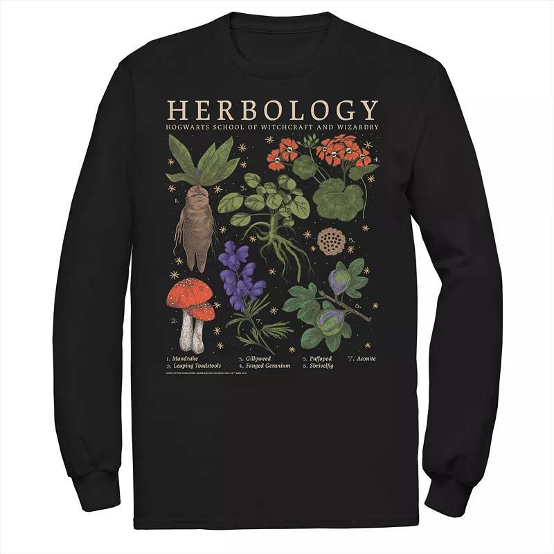 Mens Harry Potter Herbology Herb Refernce Grid Tee Product Image