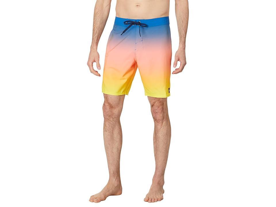 O'Neill Hyperfreak Heat Fade 19 Boardshorts (Multicolor 1) Men's Swimwear Product Image