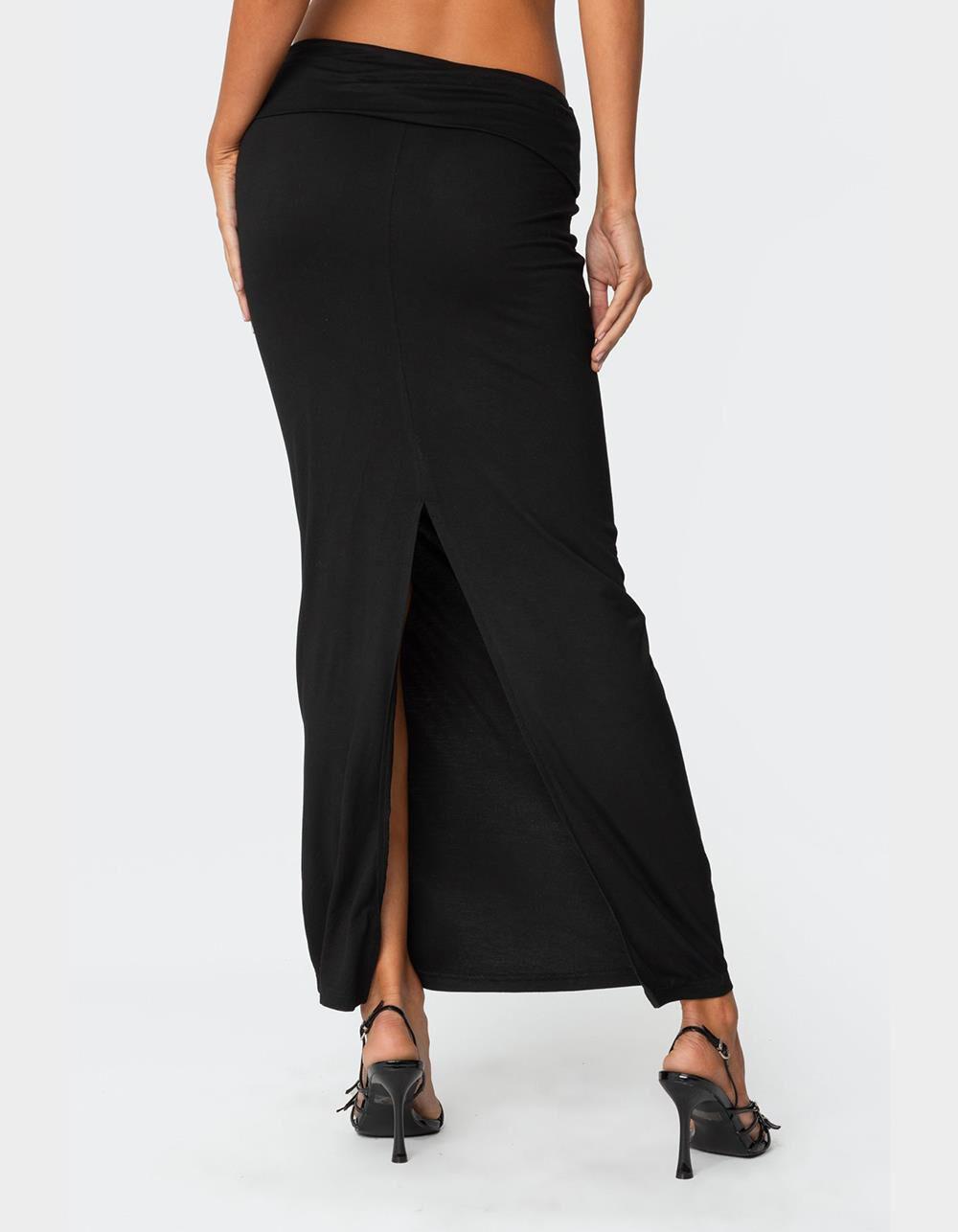 EDIKTED Johanna Fold Over Maxi Skirt Product Image