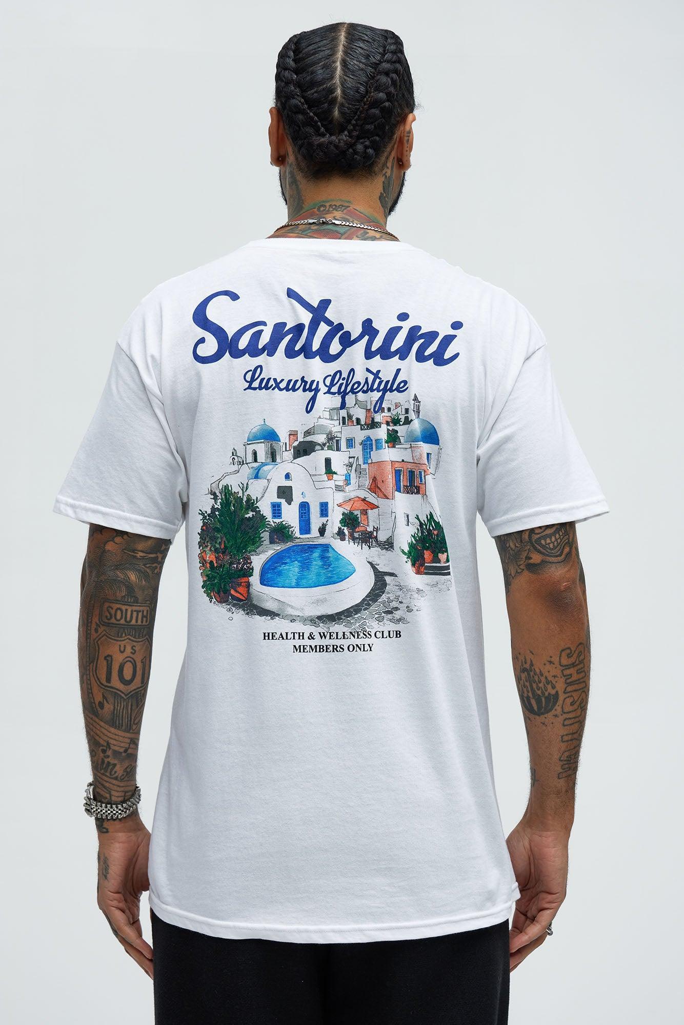 Santorini Lifestyle Short Sleeve Tee - White product image